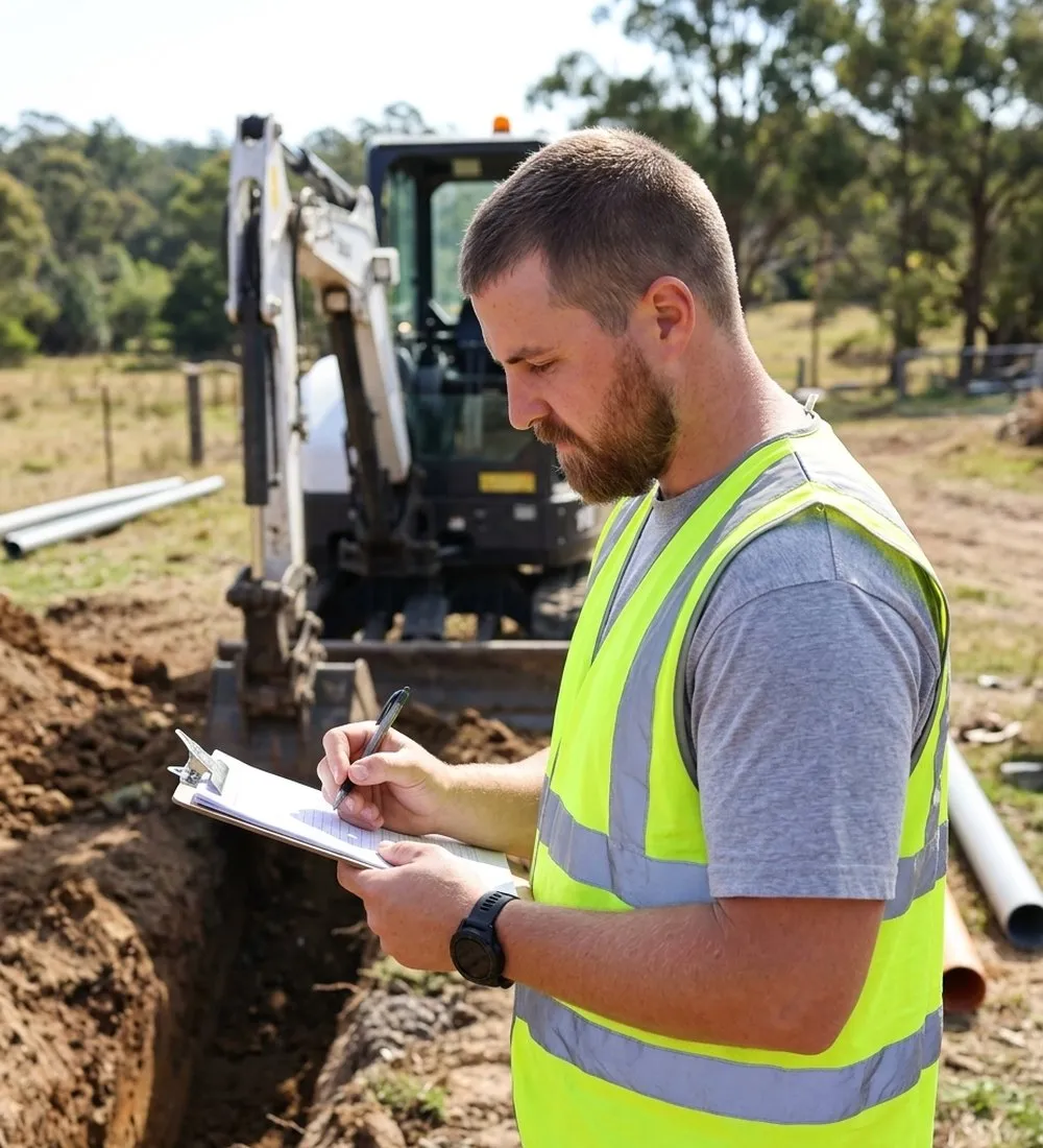 Septic Tank Installers at work