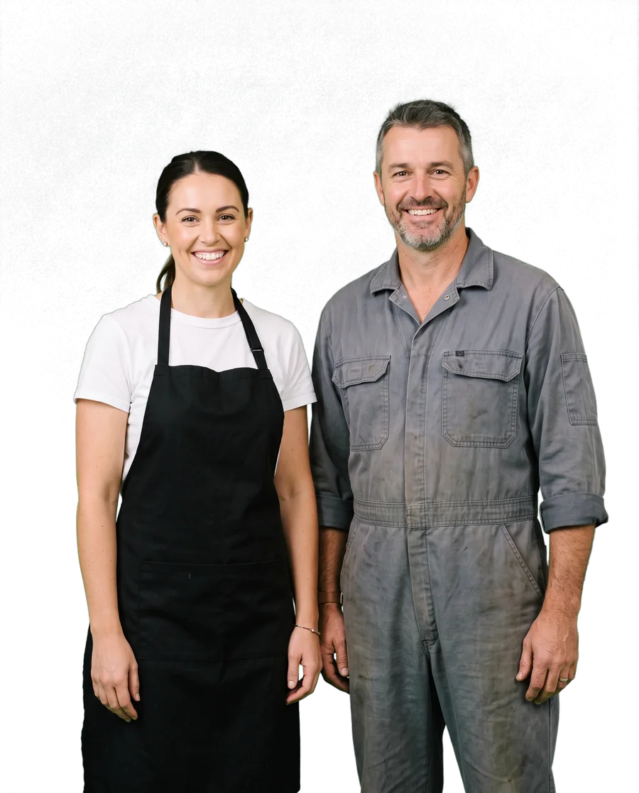 Two small business owners